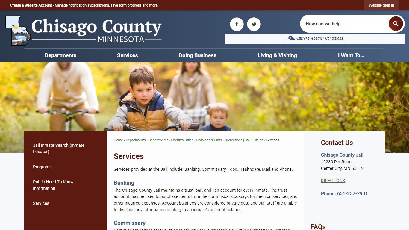 Services | Chisago County, MN - Official Website